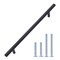 South Main Hardware Euro Bar Cabinet Handle (3/8" Diameter), 8.69" Length (6.31" Hole Center), Flat Black, 10PK SH481-FB-10 - alternate 1